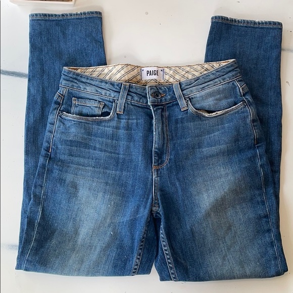 PAIGE Carter slim, Amanda Destructed jeans - Picture 3 of 11